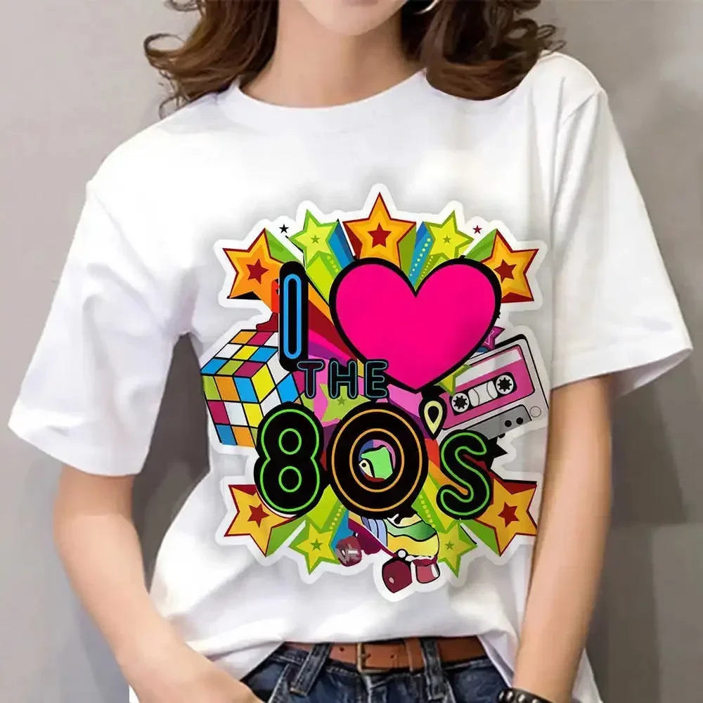 Love 80 3D Print Oversized T-shirt
