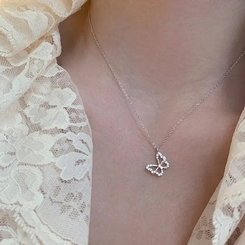 Sparkling Clavicle Chain Choker Necklace