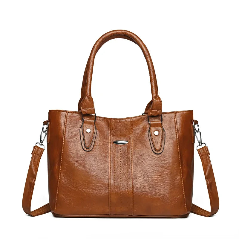 Vintage Soft Leather Handbag for Women
