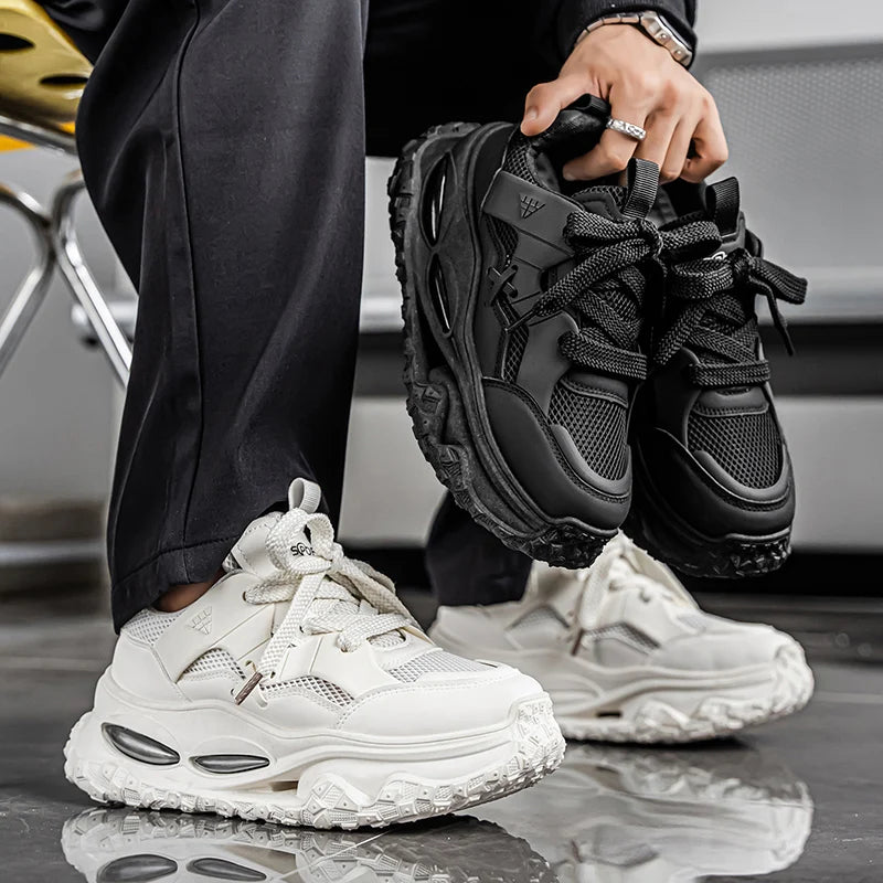 2025 New Street Style Shoes– Edgy Skate Shoes, Retro American, Thick Sole, Casual & Fashionable, Hiking Comfort