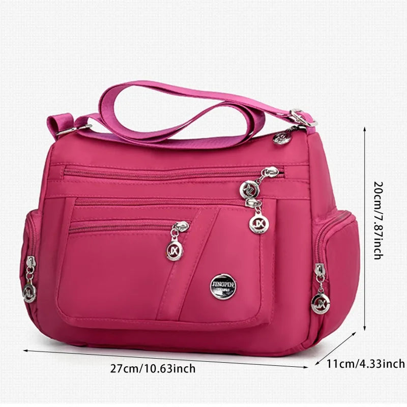 Waterproof Oxford Large Capacity Crossbody Bag
