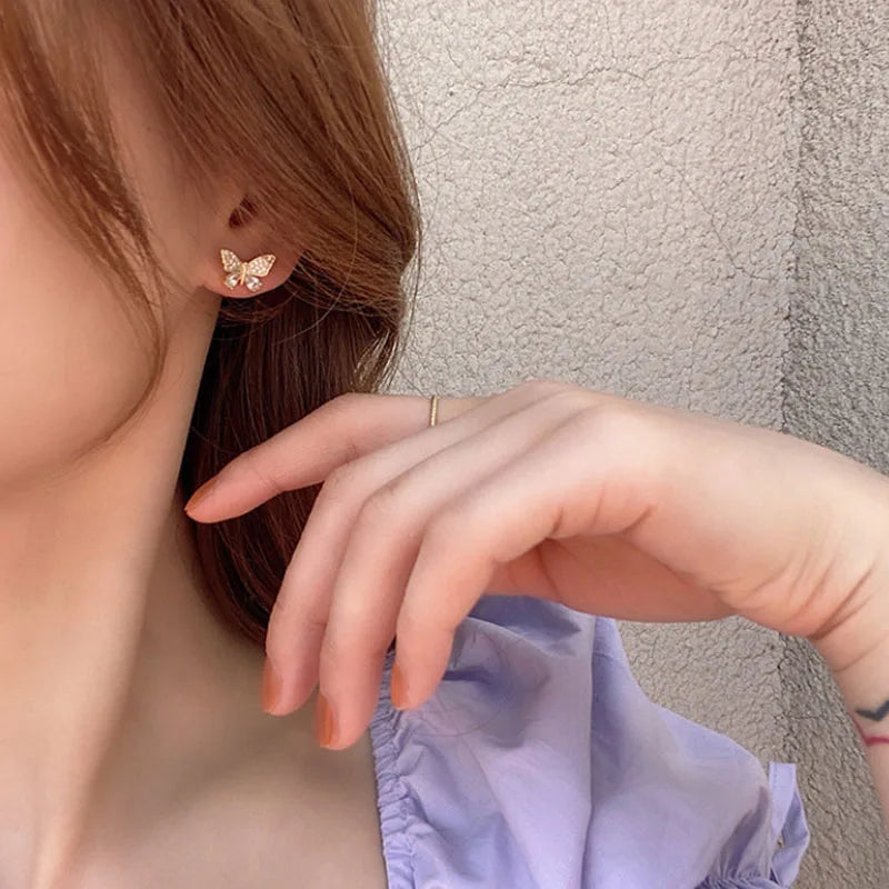 Exquisite Butterfly Tassel Earrings