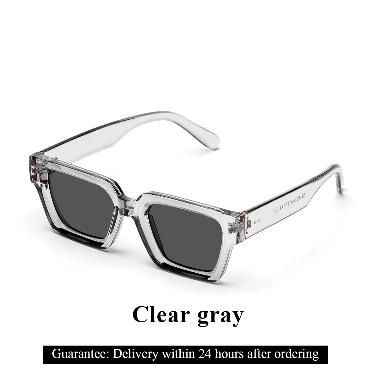 Ruiao Retro Black Luxury Sunglasses 2024