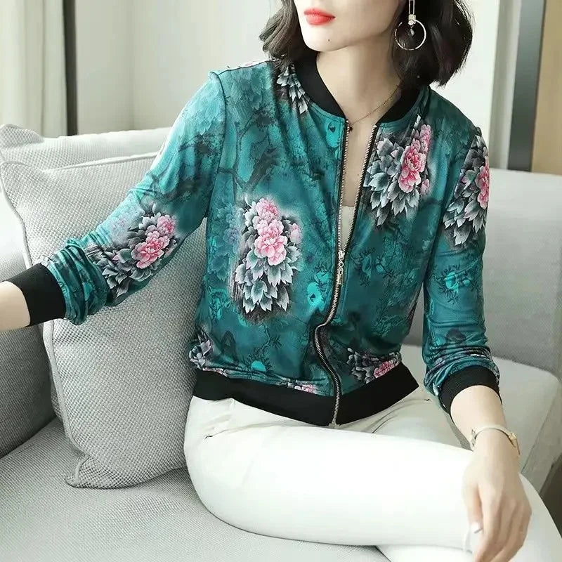 Women’s Knitted Sun Protection Baseball Jacket
