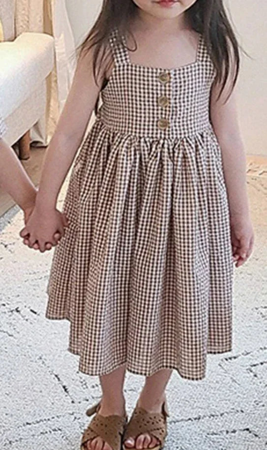 Brother & Sister Plaid Dress & Suit Set