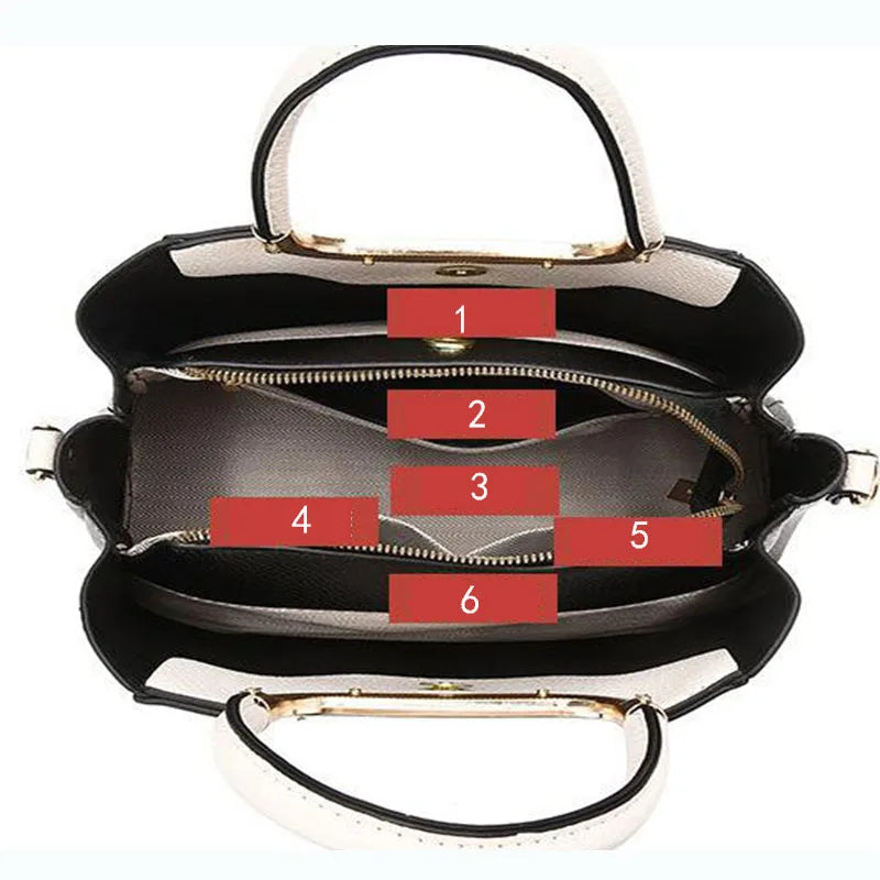 2025 Luxury Monogram Leather Shoulder Bag