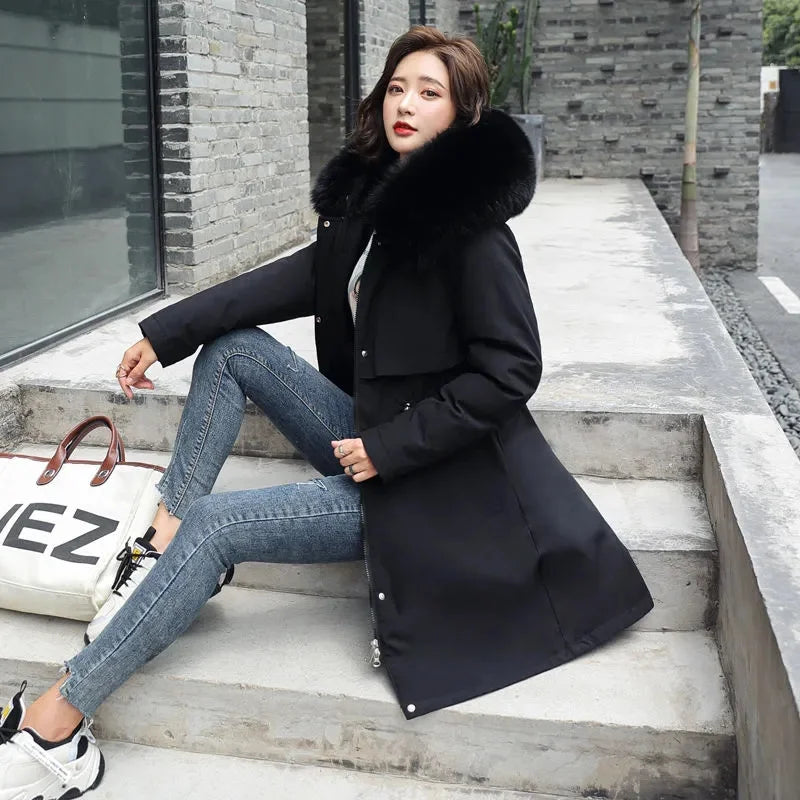 Winter Jacket 2025 New Women Parka Clothes
