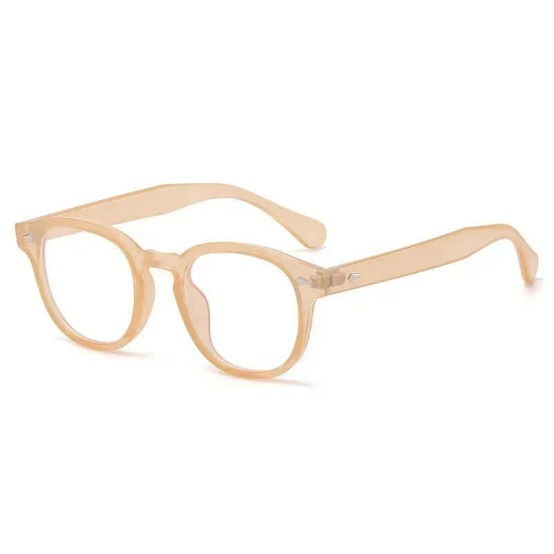 JNPCXI Retro Round Rivet Sunglasses UV400