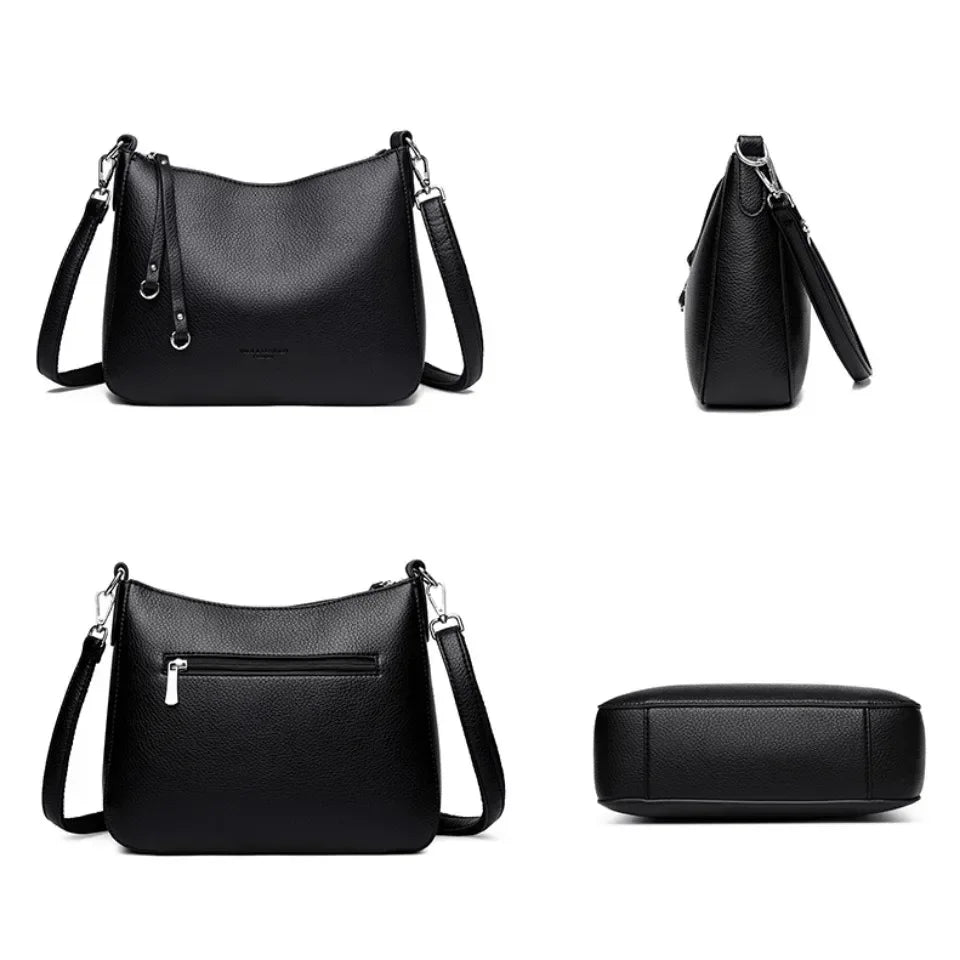Genuine Leather Luxury Crossbody Shoulder Bag