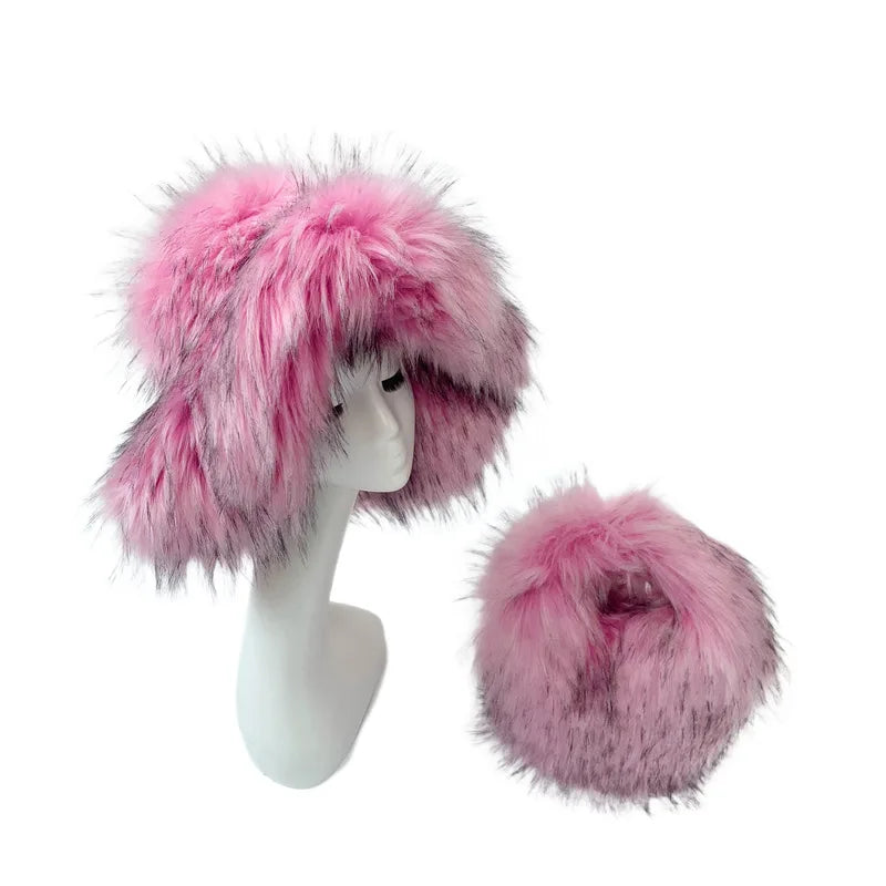 Punk Rock Style Women's Ball Bag Y2K bucket hat