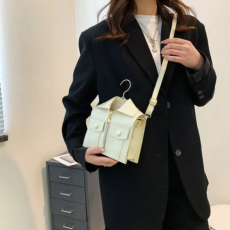 Casual 3D Jacket Style Crossbody Bag