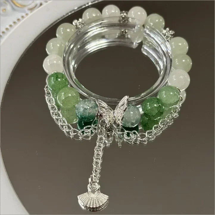 Personalized Bead Tassel Bracelet for Women