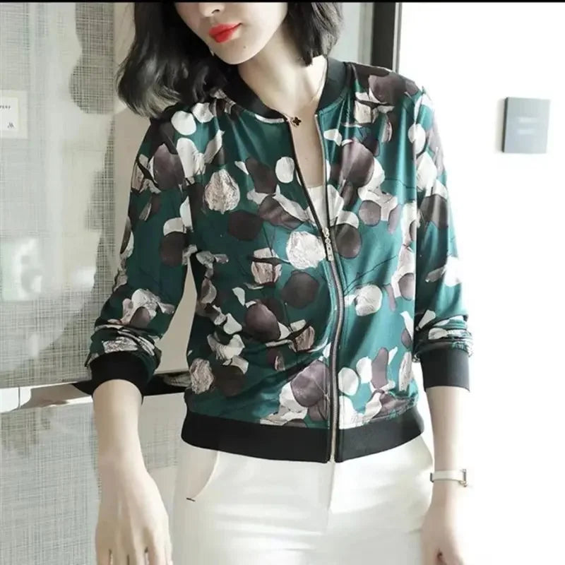 Women’s Knitted Sun Protection Baseball Jacket