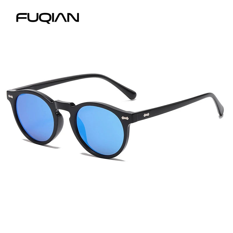 Retro Round Polarized Sunglasses for Men & Women