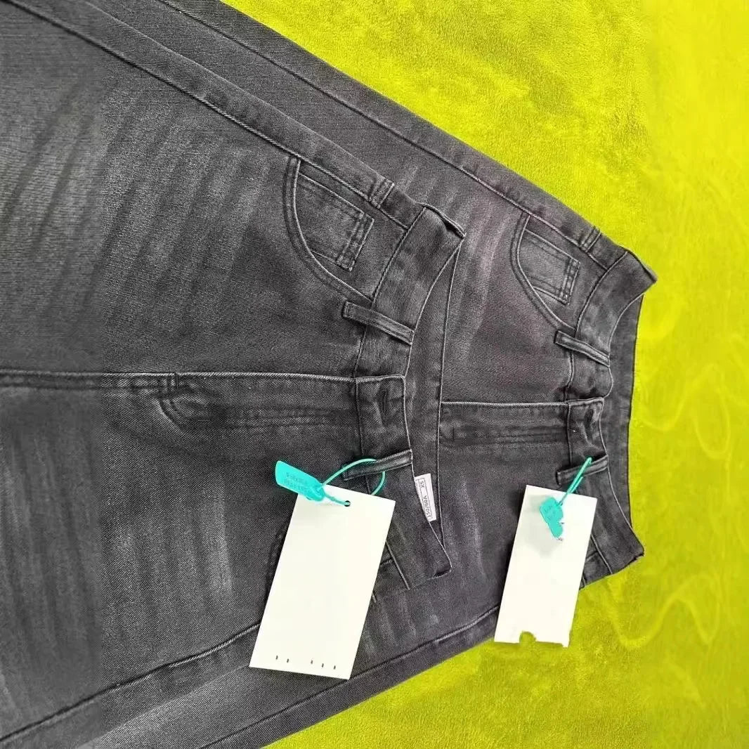 Slimming High-Waisted Bell Bottom Jeans