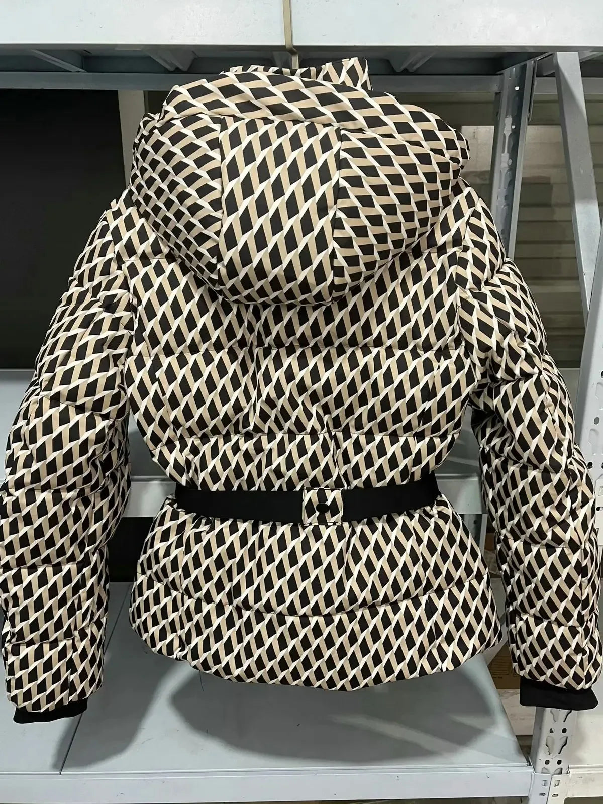 Women's Winter Hooded High Waist Padded Sport Parkas Coats