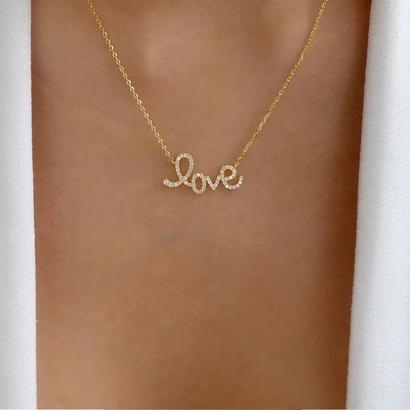 Boho Gold Multi-Layer Crystal Necklace