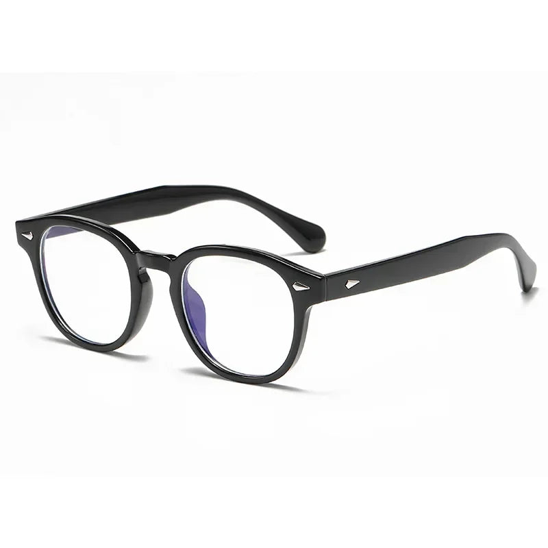 JNPCXI Retro Round Rivet Sunglasses UV400