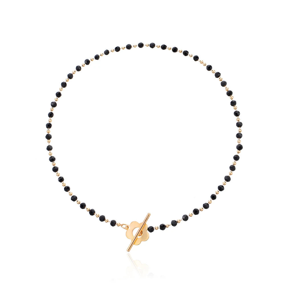 Luxury Black Crystal Butterfly Necklace