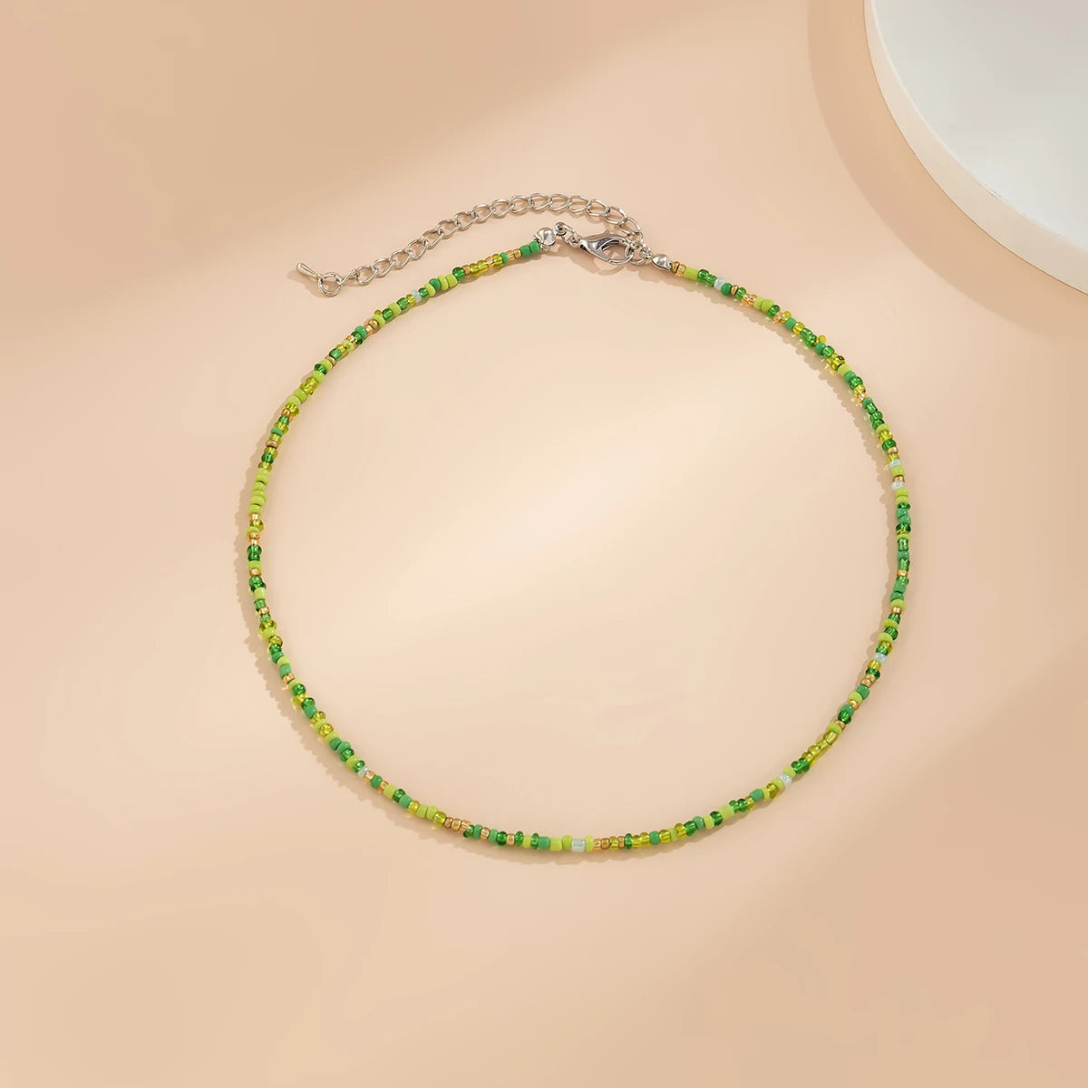 Bohemian Multicolour Seed Beads Necklace