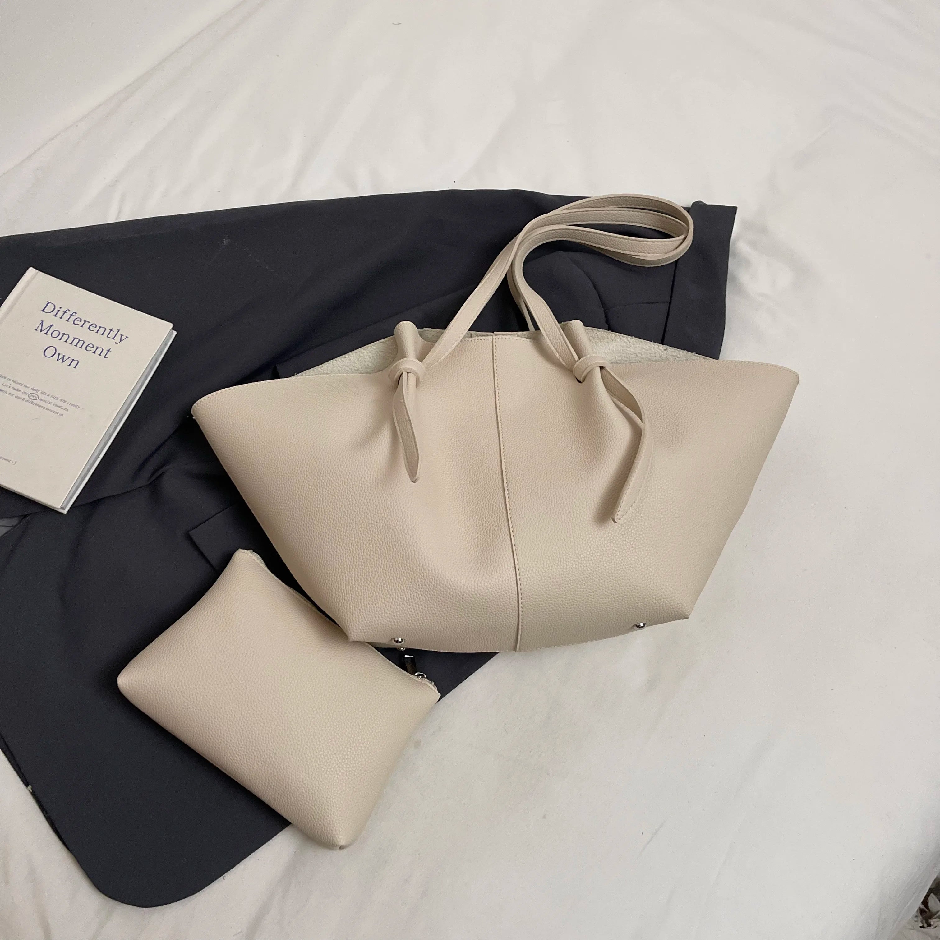 2025 Luxury Designer 2-in-1 Tote Set
