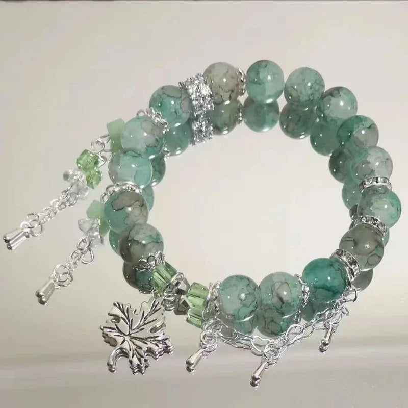 Personalized Bead Tassel Bracelet for Women