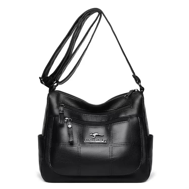 Luxury Print Leather Women’s Shoulder Bag