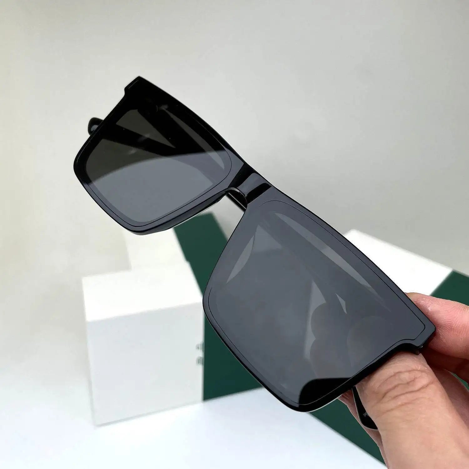 New Men's Anti-UV Driving Sunglasses Concave Frame