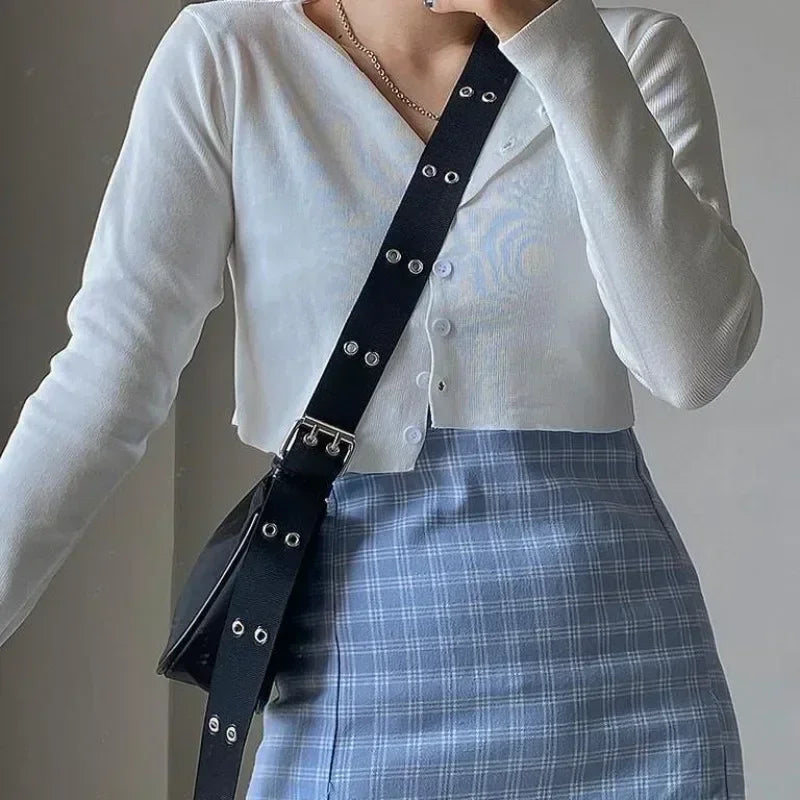 Women's Nylon Bucket Armpit Shoulder Bag