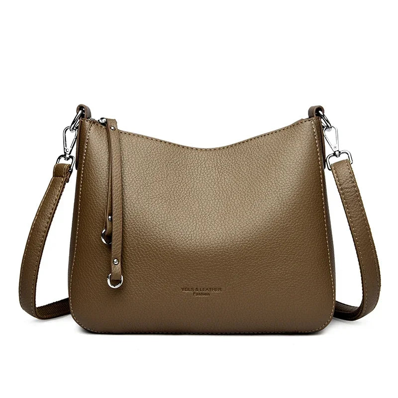 Genuine Leather Luxury Crossbody Shoulder Bag