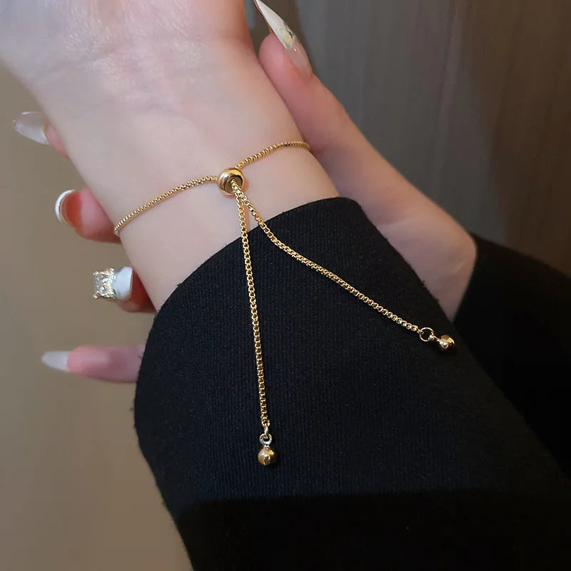 Luxury AAA Zircon Opal Clover Adjustable Bracelet