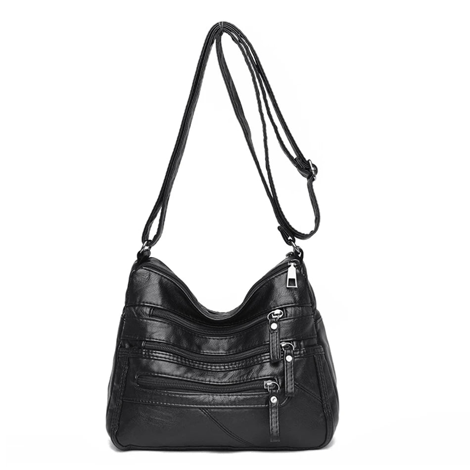 High-Quality PU Leather Crossbody Bag