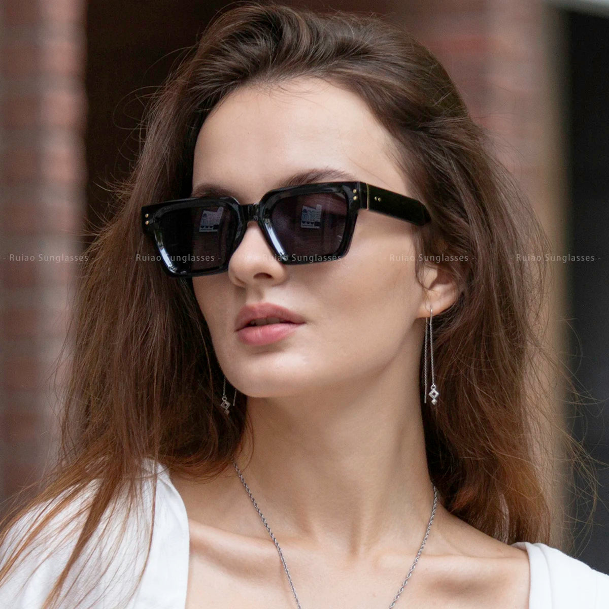 Ruiao Luxury Square Designer Sunglasses for Men & Women