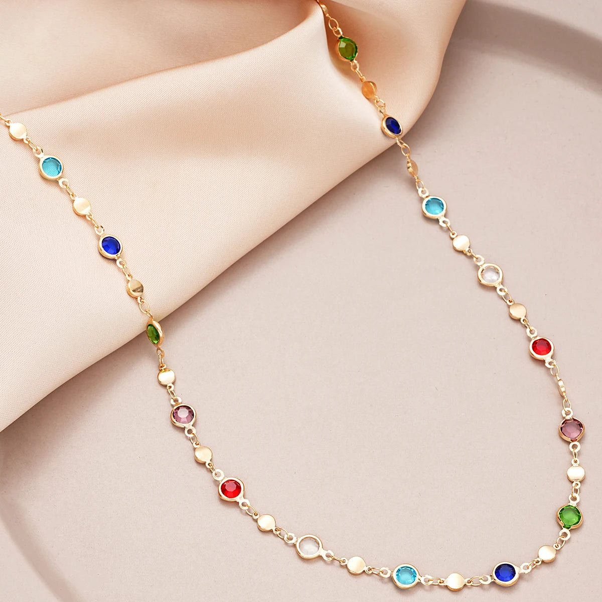 Bohemian Y-Shaped Colorful Necklace