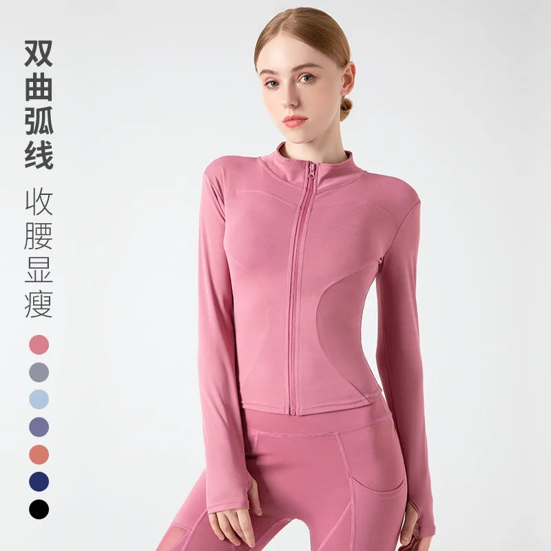 Women’s Zip Sports Jacket Winter Activewear