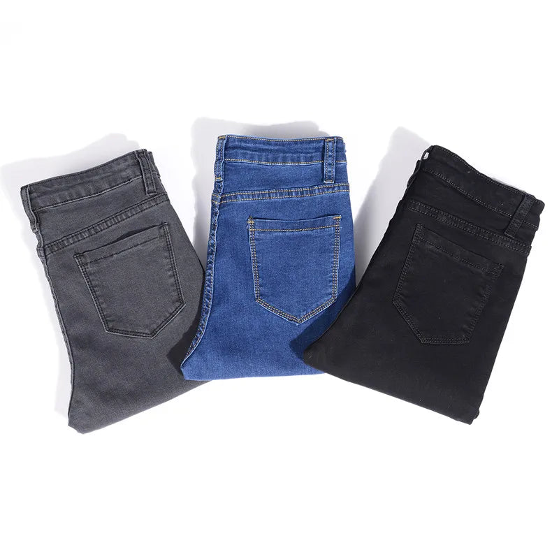 High Elastic Stretch Mom Jeans