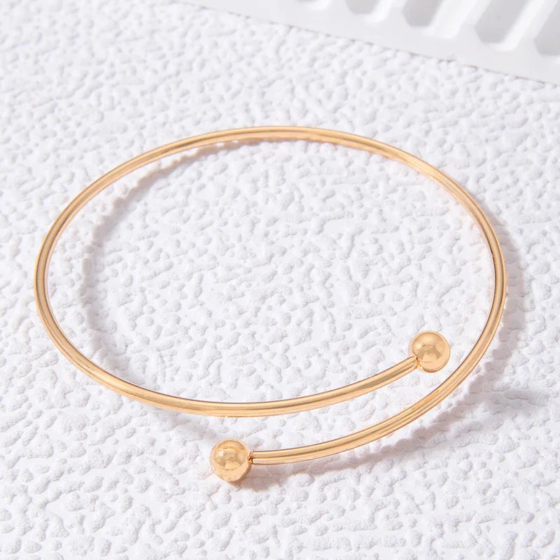 Geometric Irregular Butterfly Letter Bracelet