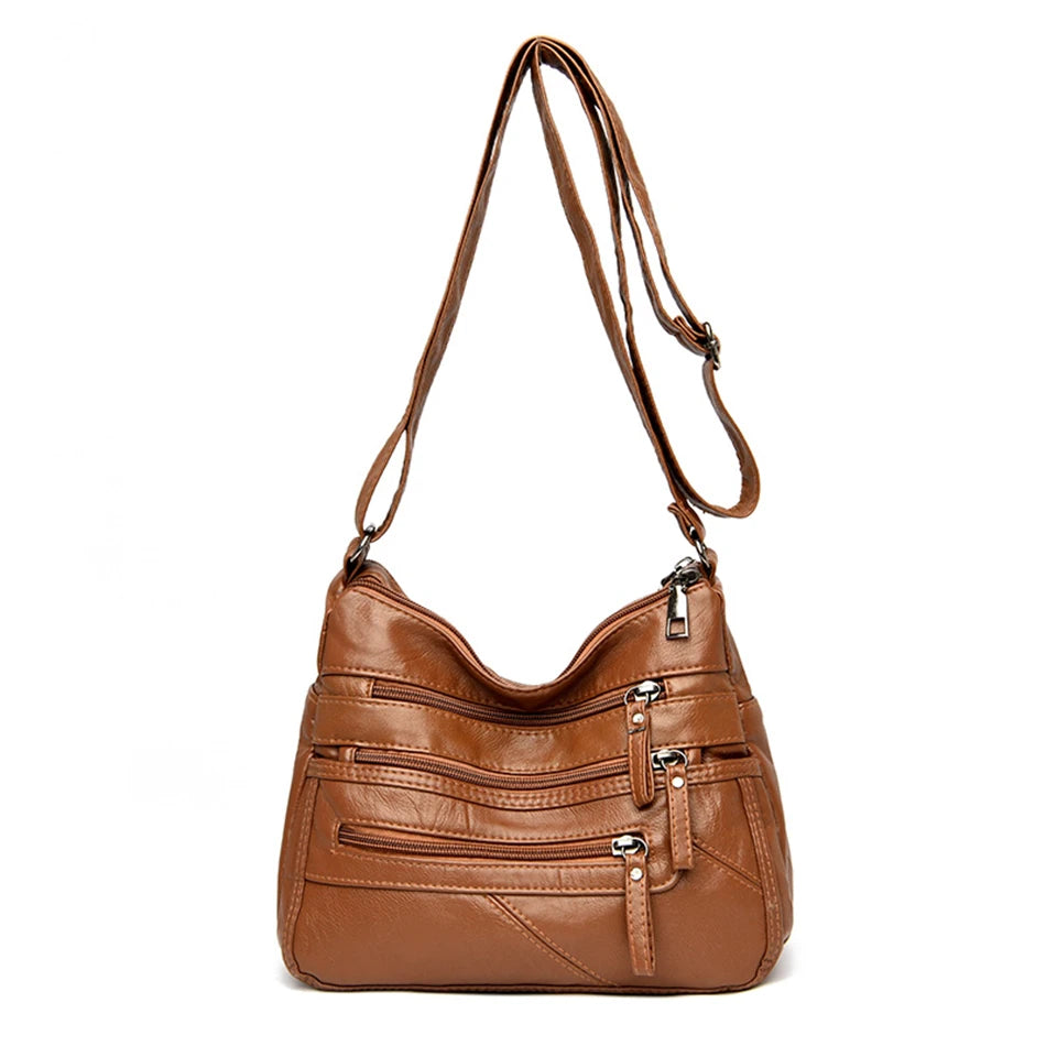 High-Quality PU Leather Crossbody Bag