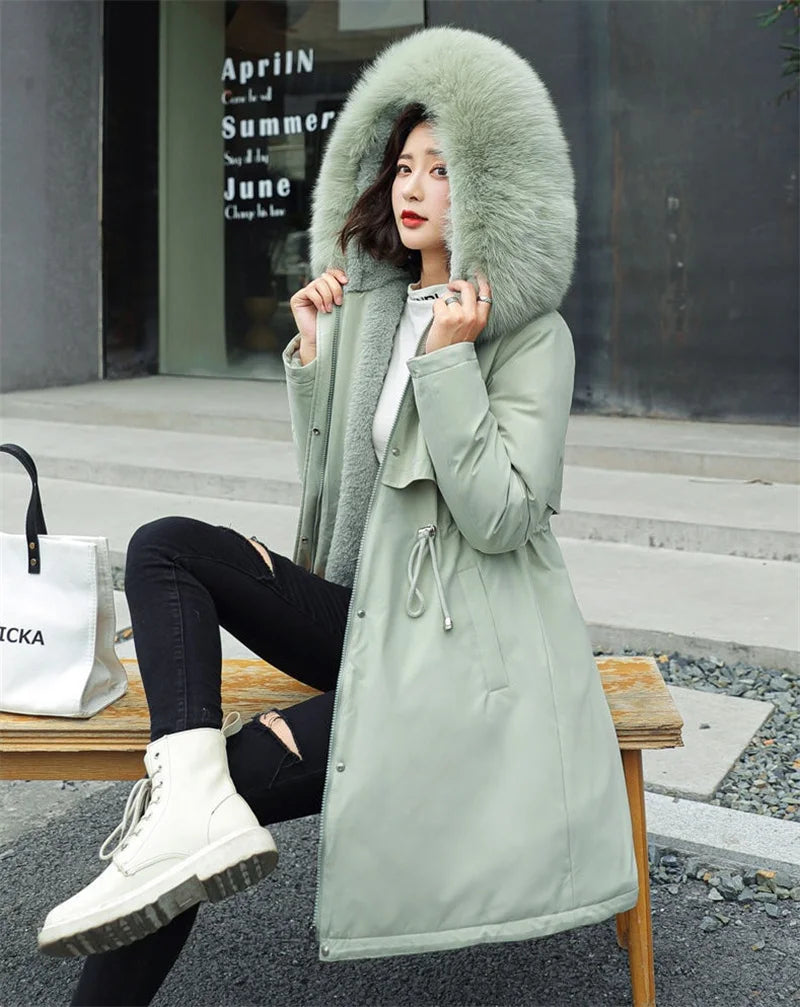 Winter Jacket 2025 New Women Parka Clothes