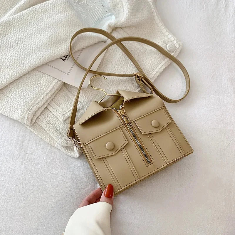 Casual 3D Jacket Style Crossbody Bag