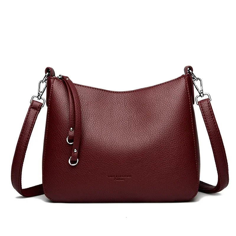 Genuine Leather Luxury Crossbody Shoulder Bag