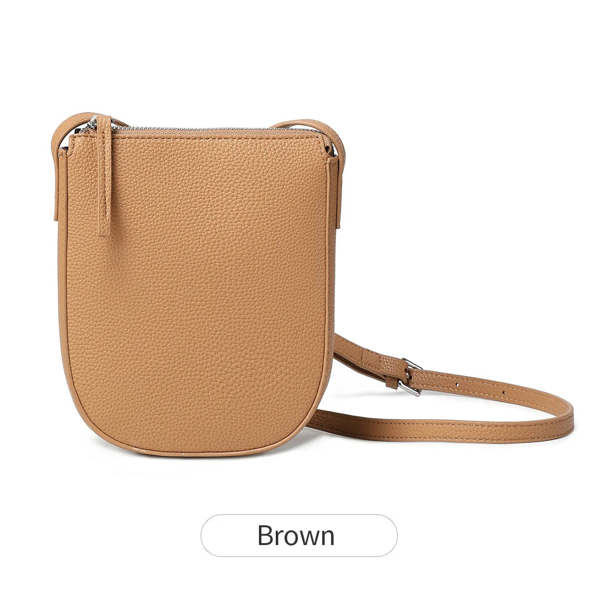 Classic Minimalist Solid Color Crossbody Bag