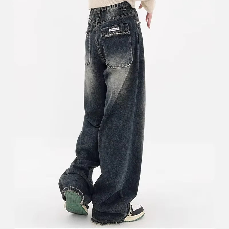 Y2K Baggy Jeans Women Retro Streetwear