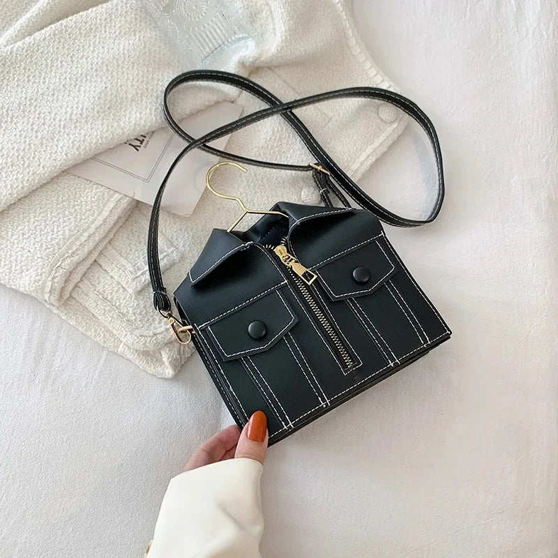 Casual 3D Jacket Style Crossbody Bag