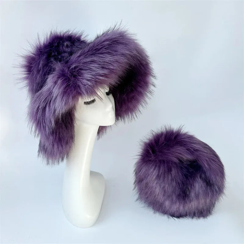 Punk Rock Style Women's Ball Bag Y2K bucket hat