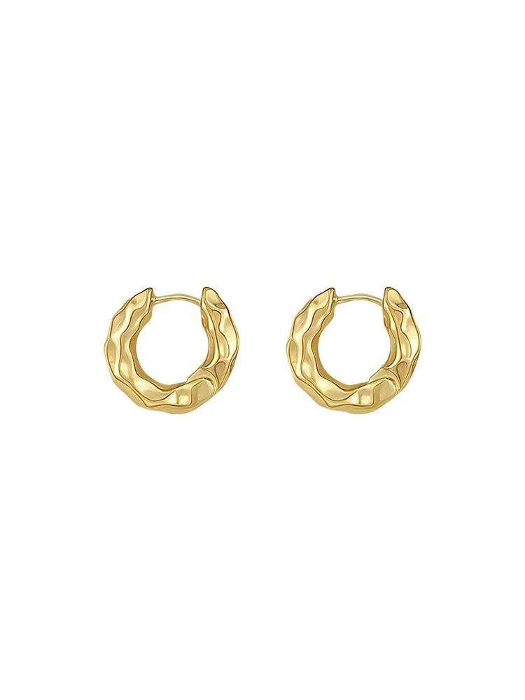 925 Sterling Silver Circle Hoop Earrings