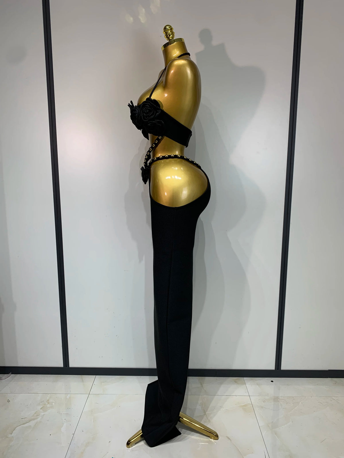Women Sexy Halter Backless Maxi Long Bodycon Bandage Dress