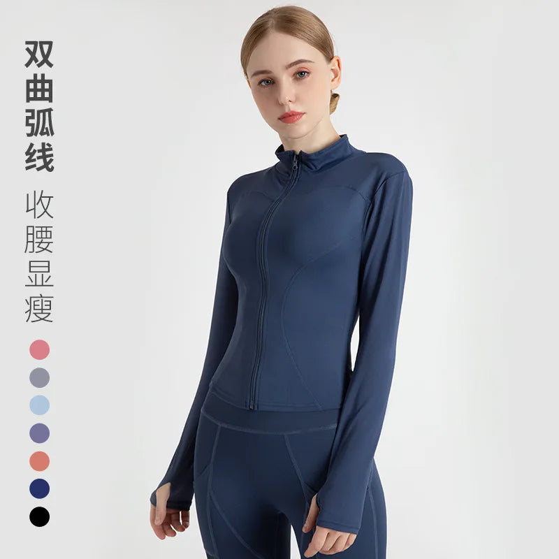 Women’s Zip Sports Jacket Winter Activewear