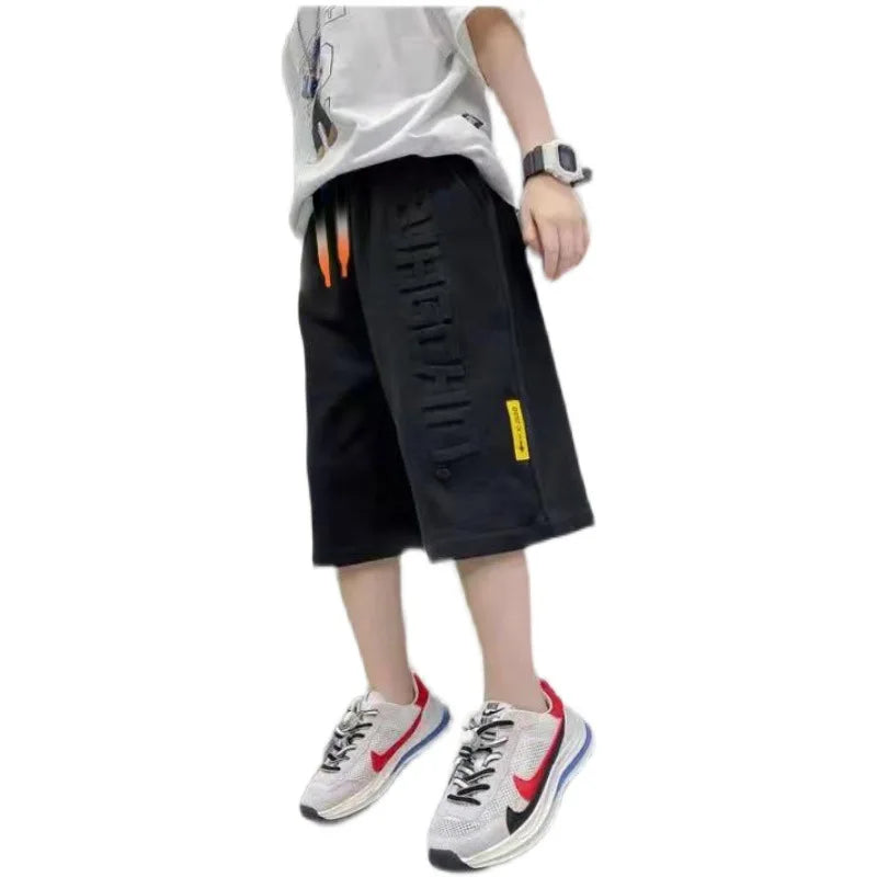 Boys Summer Sport Cotton Sweat Shorts