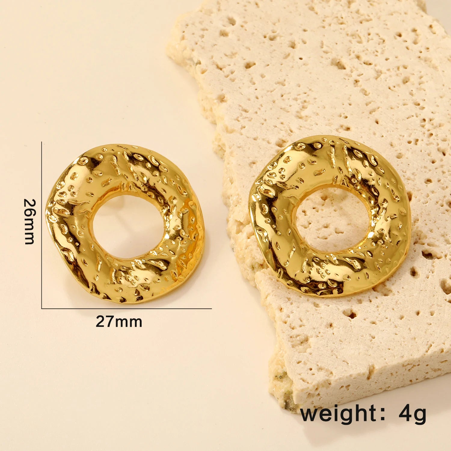 LUXUSTEEL Shell Water Drop Pearl Stud Earrings